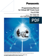 Programming Manual For SIP