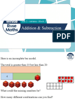 Yr 2 Autumn Block 2 Addition and Subtraction