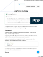 Programming Terminology - Python Programming MOOC 2023