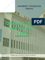 Quelques Leçons LMD Reçues À lUOB