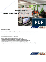 Gestión de La Productividad - Last Planner System Sesion 01