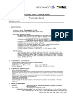 MSDS - Weber - Bloc Fix LW