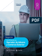 Brochures Pec - Operador de Aduana y Comercio Exterior