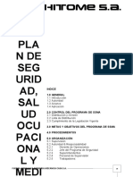 Plan de Seguridad y Medio Ambiente