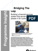 Bridging The Gap: Building A Financial Services System That Serves Poor People in Sri Lanka