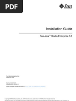 Installation Guide: Sun Java Studio Enterprise 8.1