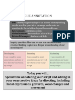 Monologue Annotation