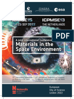 Materials in The Space Environment: A Joint International Conference On