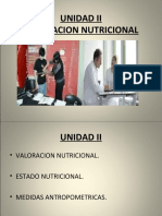 UNIDAD II Valoracion Nutricional