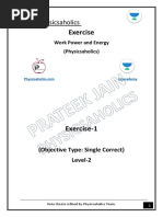 Sheet Exercise 1 - WEP - Single Correct L-2 1668526279278