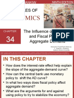 Interactive CH 34 The Influence of Monetary and Fiscal Policy On Aggregate Demand 9e