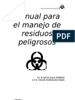 Manual para El Manejo de Residuos Peligrosos