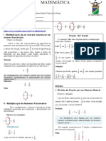 Multiplicação e Divisão de Frações