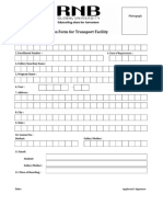 Transport Form 2021