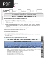 Comunicación - Supuesto Práctico CABO Test