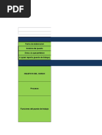 Plantilla de Descripcion de Puesto - Modelo