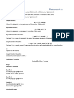 QM Consolidated Formulae