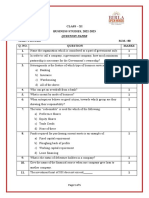 B.ST XI QP For Revision