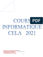 Cours - Informatique CELA 2021 Ok