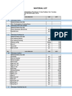 List Material - PT PNJ - Tarakan 170622