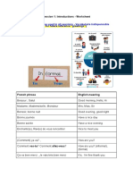 Session 1 - Introductions - Worksheet