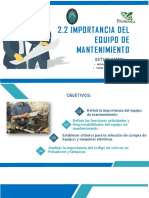 Importancia de Mantenimiento Grupo 2