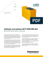 Data Sheet 48 V Batterie Data