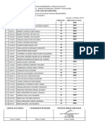 Acta de Evaluación Final Teoria General Del Pproceso Sección 2 Barquisimeto Juan