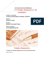 Actividad #2 Estados Financieros