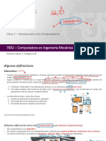 Clase 1 - Introduccion A Las Computadoras