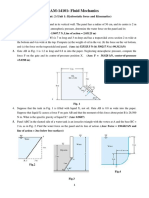 Fluid Mechanics Assignment 2