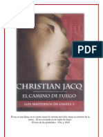 El Camino Del Fuego - Los Misterios de Osiris 3 - Christian Jacq