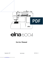 Elna 6004 Service Manual