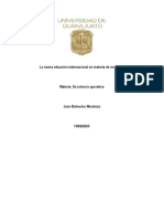 La Nueva Situación Internacional en Materia de Negocios