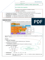 Modeliser Une Situation A L'aide D 'Une Equation