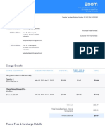 Invoice: Charge Details