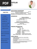 Curriculum Vitae ESTIPULAR JOSE MARI