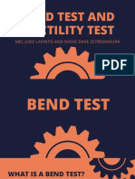 Bend Test and Ductility Test