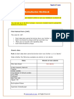 Y12 Normalisation - Workbook