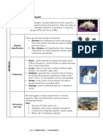 Minerals Summery and Activities