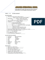 EVS, Term-3 Worksheet.