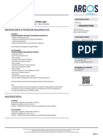 Patologia Cirúrgica Relatório De: Microscopia E Parecer Diagnóstico