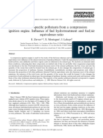 04 2001 Atmos. Environ. Zervas E. Emission of Specific Pollutants From A Compression Ignition Engine