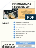 ¿Qué Es La Economía