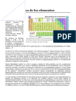 Tabla Periódica de Los Elementos