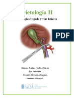 Patologías Hígado y Vías Biliares