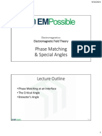 Lecture Phase Matching Special Angles