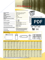 Specification: Constant Current Discharge Characteristics: A (25)