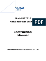 Sino Galvo sg7310 Manual