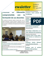 Facultad de Educación, Universidad Mayor Newsletter 4